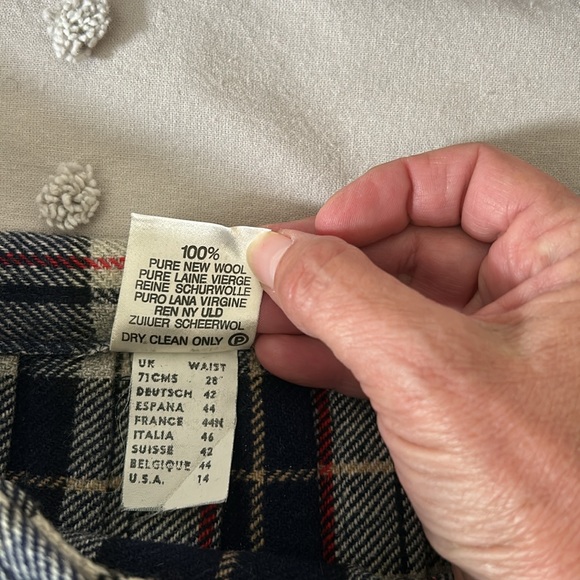 Laird-Portch of Scotland Wool Plaid Pleated Kilt Skirt M - Picture 9 of 12